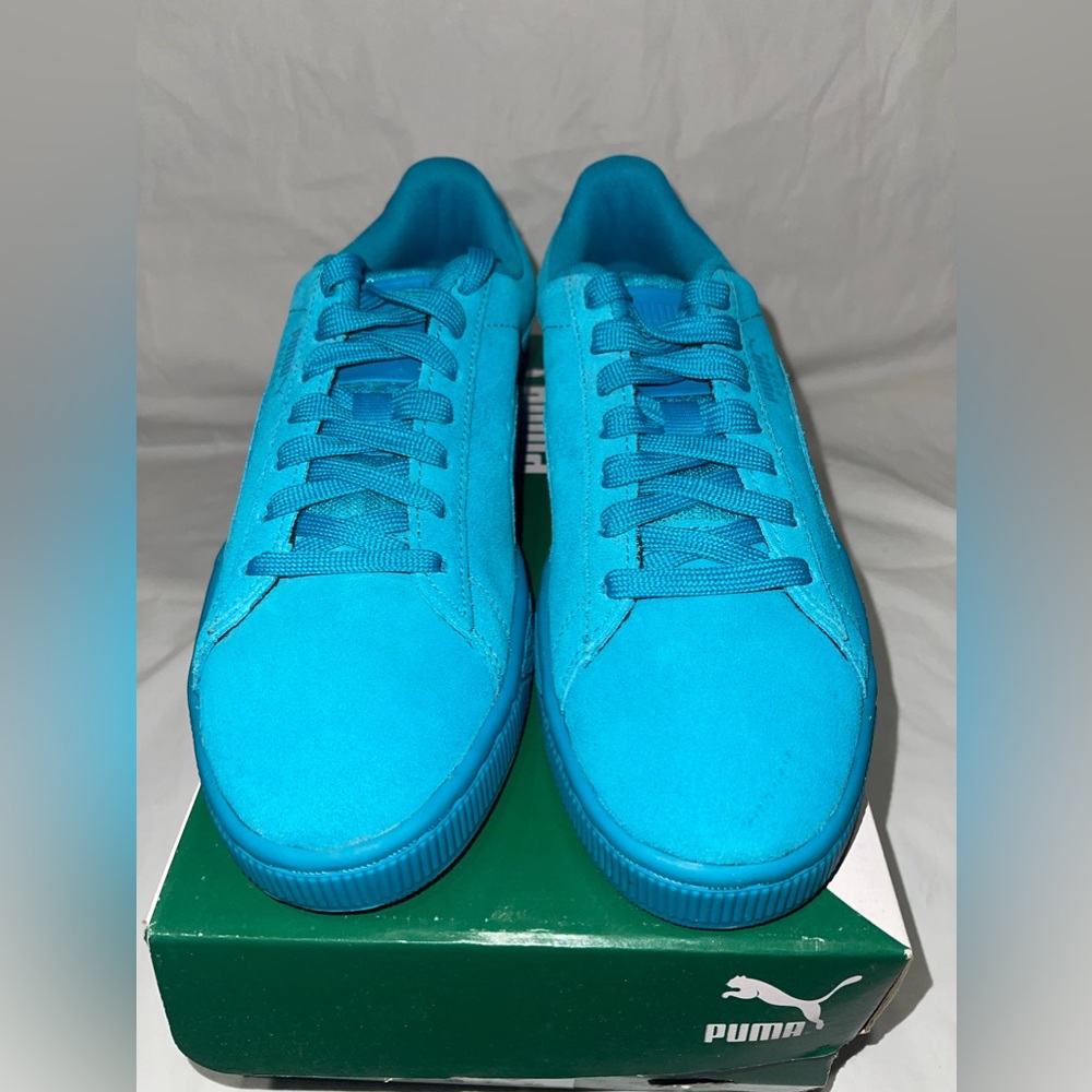 Size 7 - PUMA Suede Classic Mono Caribbean Sea
